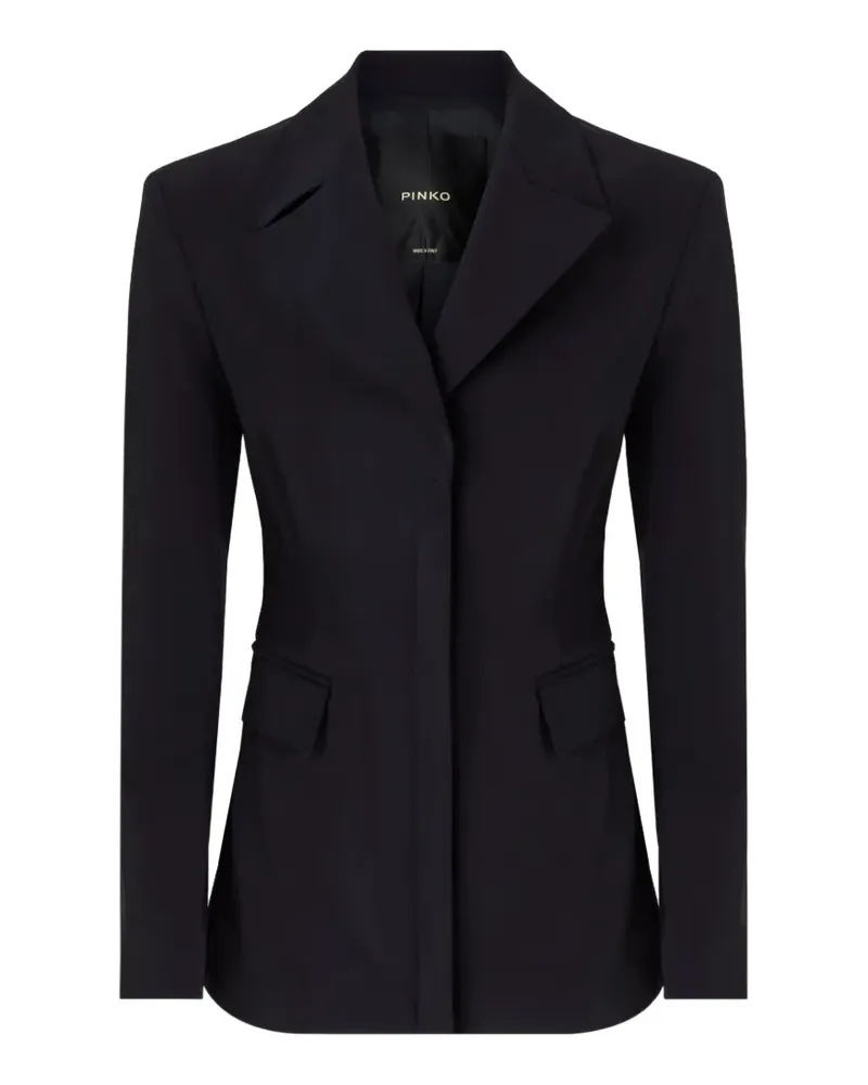 Pinko Blazer mit fallendem Revers - Schwarz Schwarz