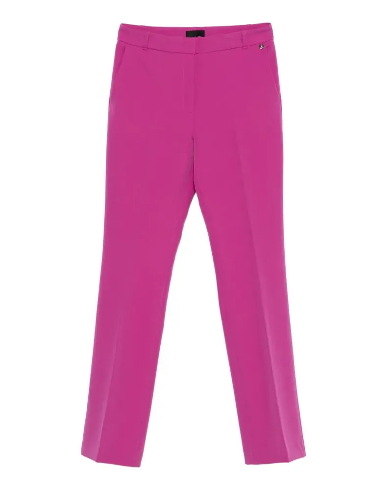 Liu Jo belt-loop pocket trousers - Rosa Rosa