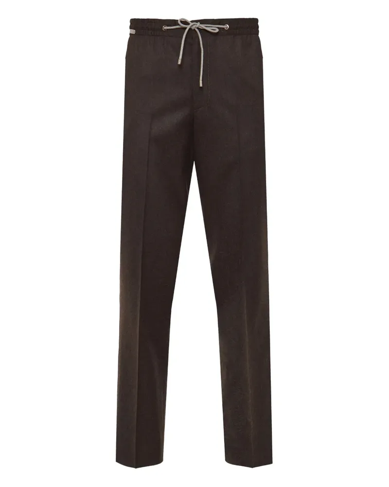 Corneliani Hose mit Kordelzug - Braun Braun
