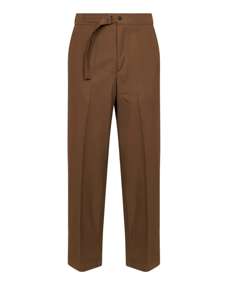 Costumein Bügelfaltenhose mit Gürtel - Braun Braun