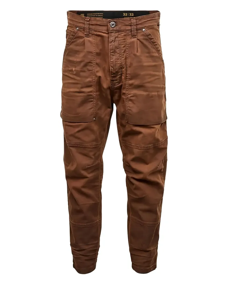 G-STAR RAW Hose mit Knöpfen - Braun Braun
