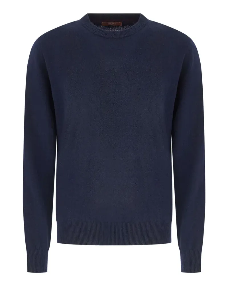 CRUNA Camargue Pullover mit rundem Ausschnitt - Blau Blau
