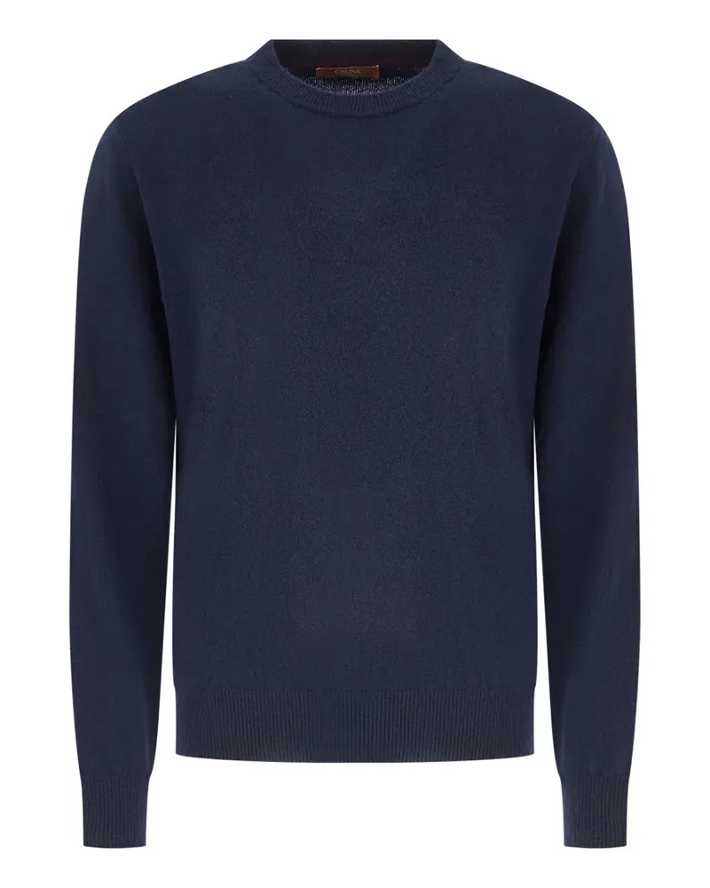 CRUNA Camargue Pullover mit rundem Ausschnitt - Blau Blau