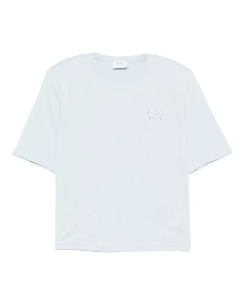 MVP Wardrobe T-Shirt mit rundem Ausschnitt - Blau Blau