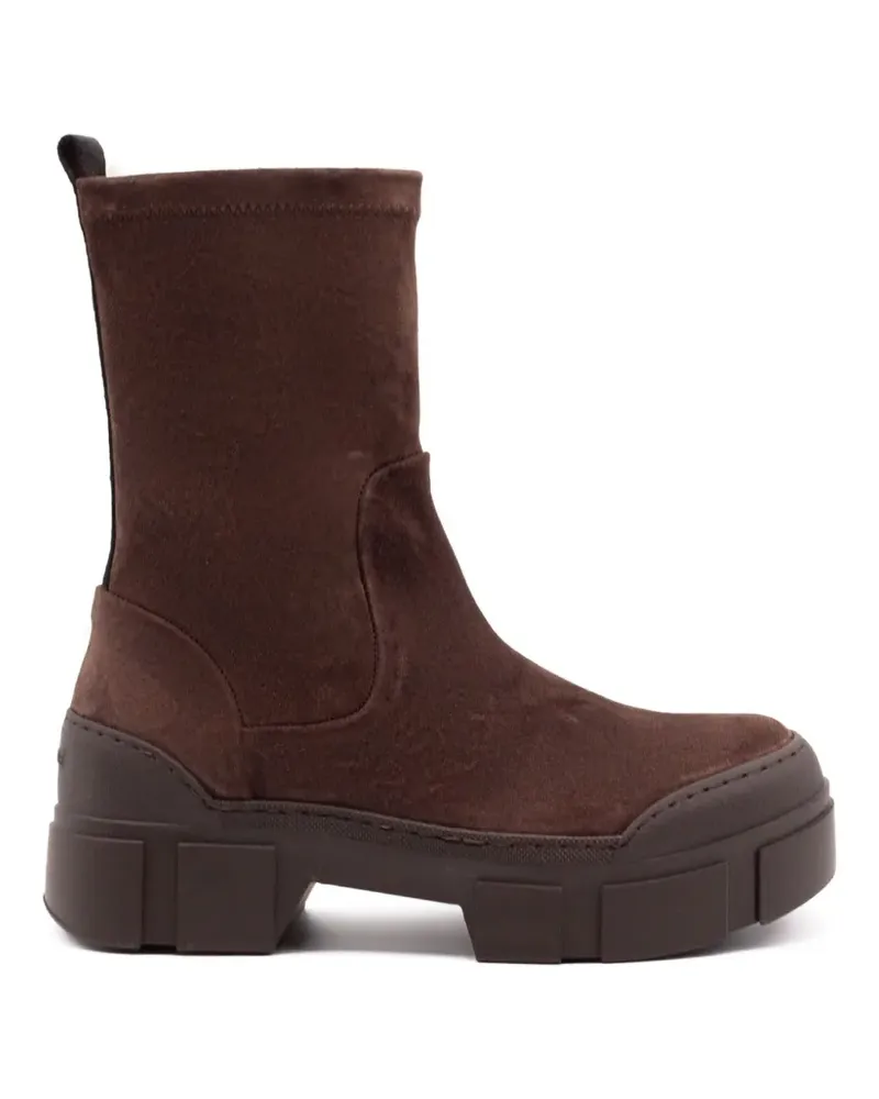Vic Matié Stiefel mit Plateau - Braun Braun