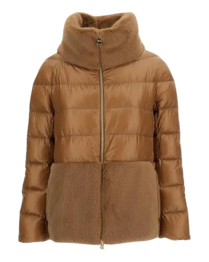 Herno quilted panelled jacket - Braun Braun