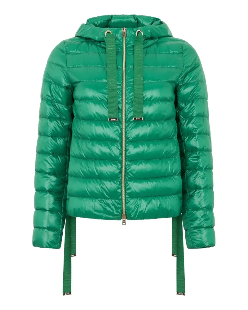 Herno Gesteppte Kapuzenjacke - Grün Grün
