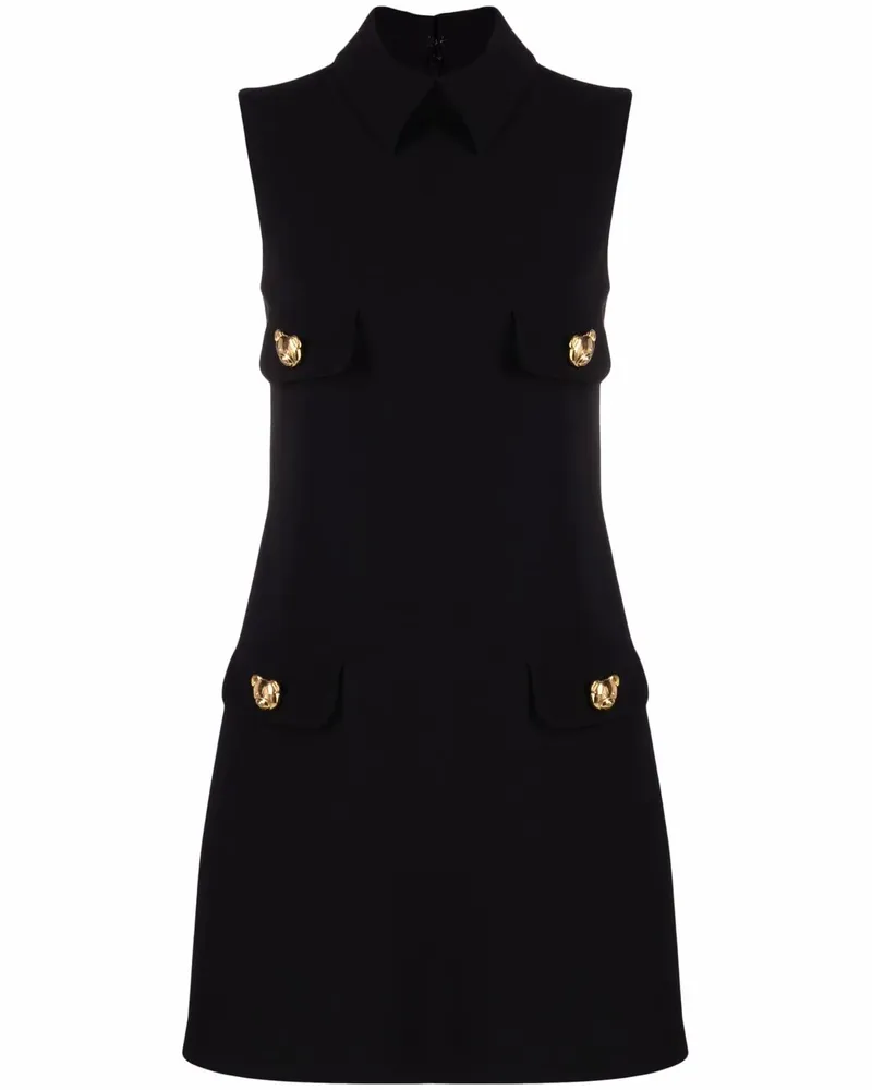 Moschino Kleid mit Knöpfen - Schwarz Schwarz