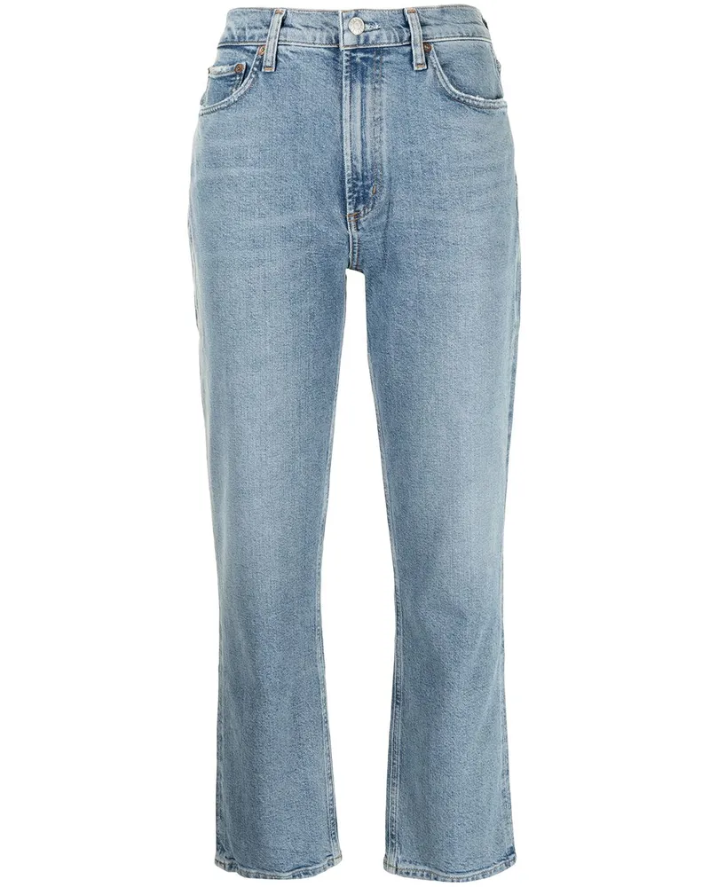 AGOLDE Jeans mit geradem Bein Blau