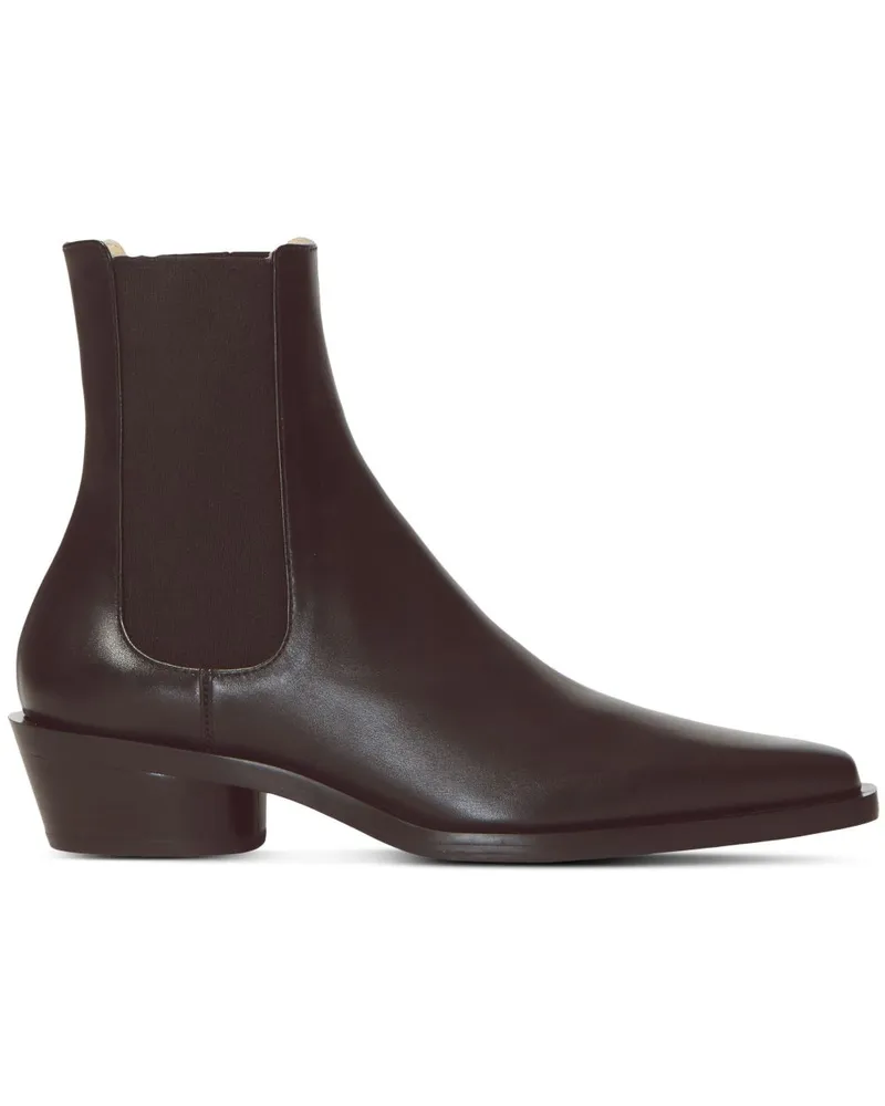 Proenza Schouler Klassische Chelsea-Boots Schwarz