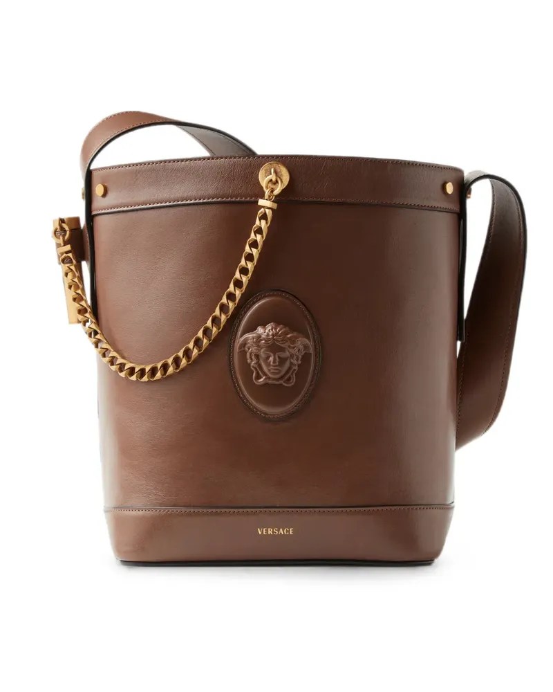 Versace Pivot Beuteltasche - Braun Braun