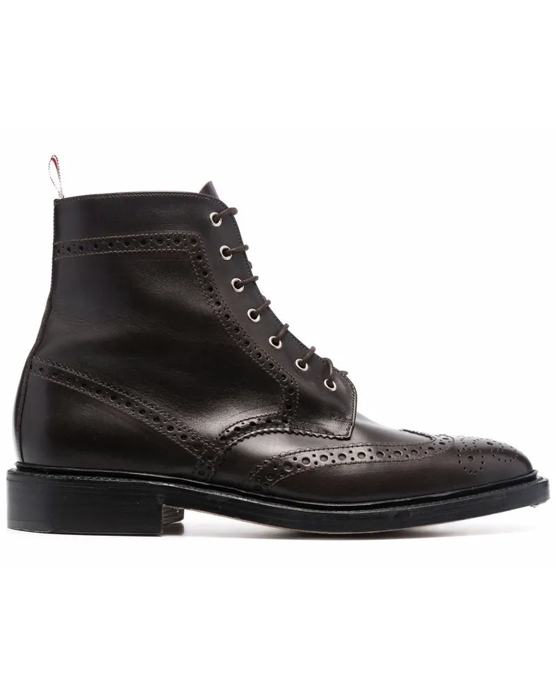 Thom Browne Wingtip Stiefeletten Braun