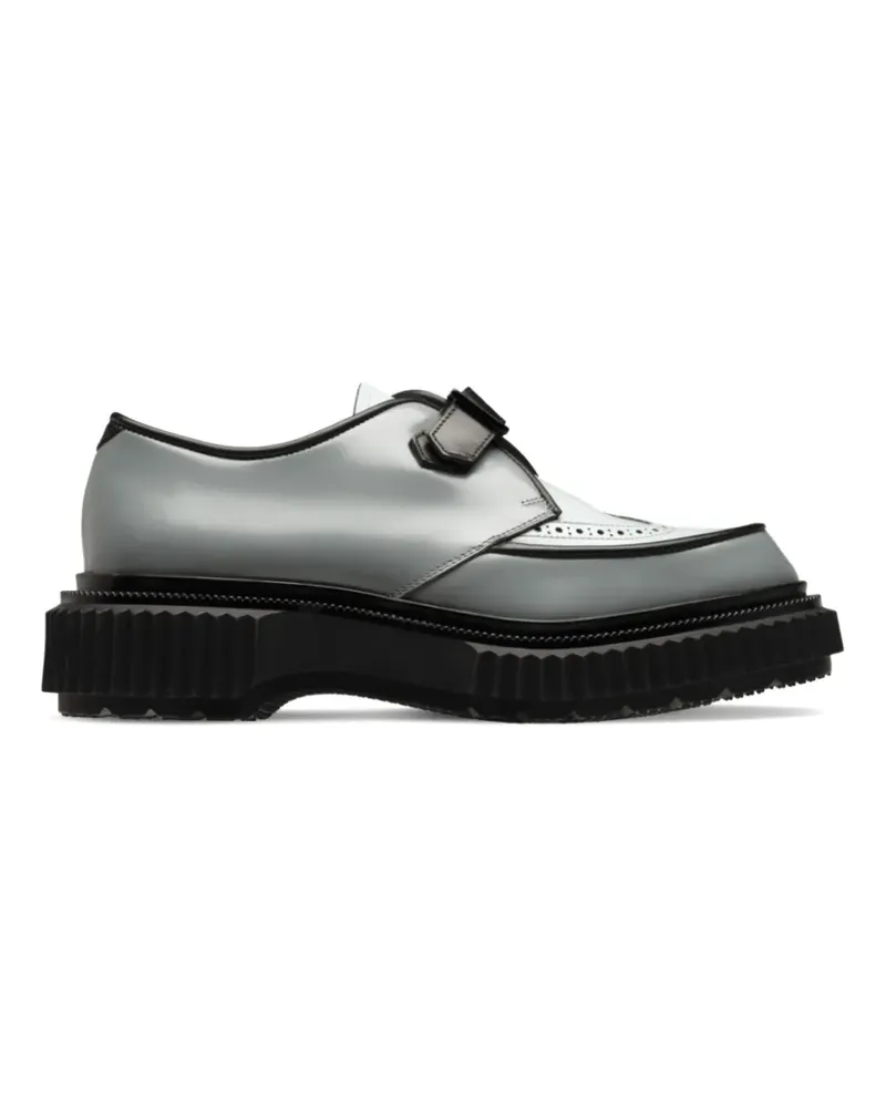 Adieu Paris buckle wingtip leather loafers - Grau Grau