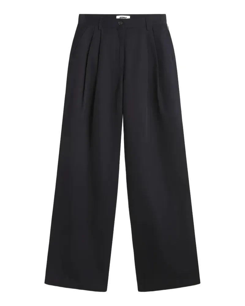 ECOALF Miel pleated wide-leg trousers - Blau Blau