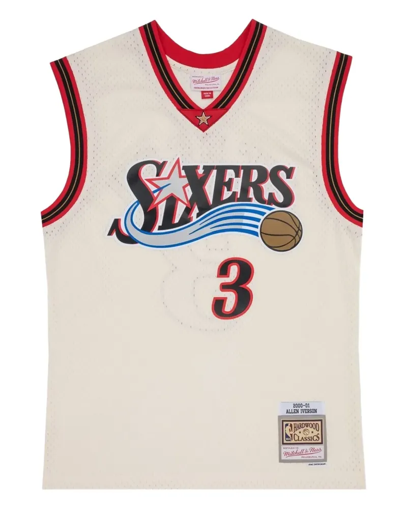 Mitchell & Ness 76ers 2000 V-neck tank top - Nude Nude