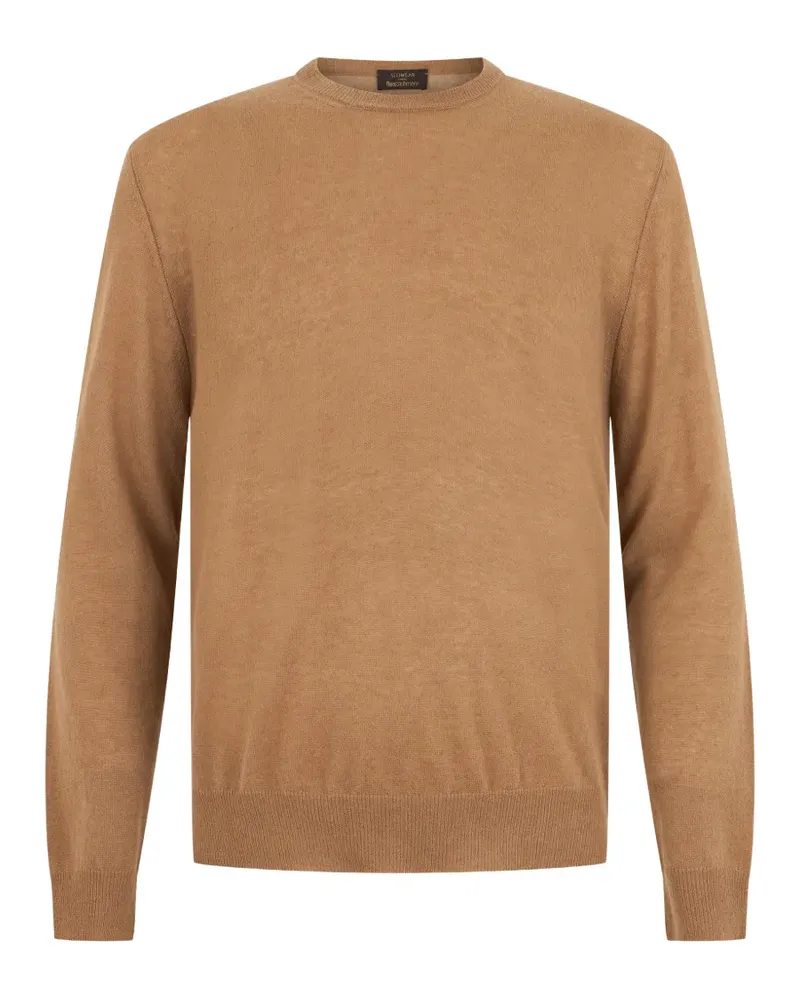 Slowear Pullover mit rundem Ausschnitt - Nude Nude