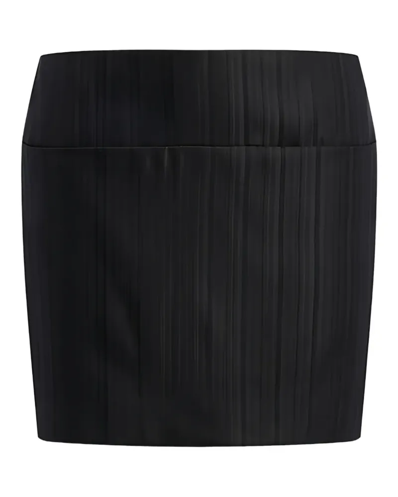 Dondup herringbone-patterned mini skirt - Schwarz Schwarz