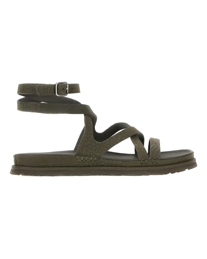 UGG leather Goldengaze sandals - Grün Grün