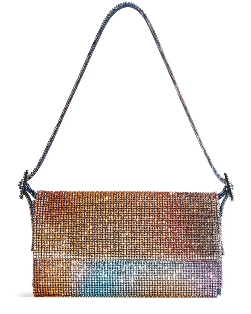 Benedetta Bruzziches Vitty La Mignon Schultertasche mit Strass - Orange Orange