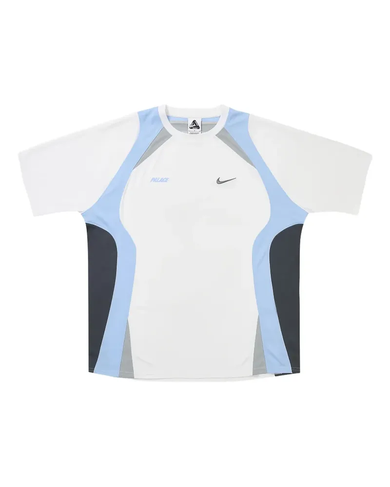 PALACE x Nike logo-print panelled T-shirt - Weiß Weiß