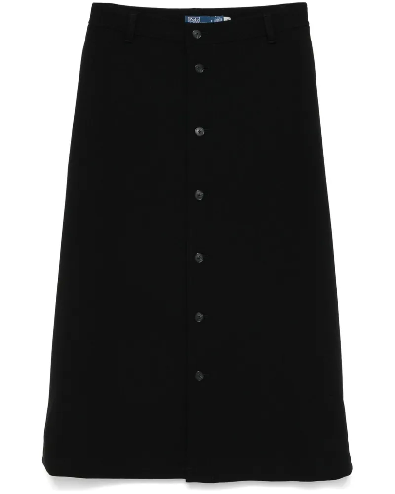 Ralph Lauren Midirock in A-Linie - Schwarz Schwarz
