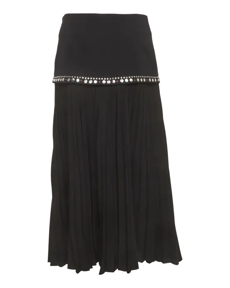 Sandro black midi skirt - Schwarz Schwarz