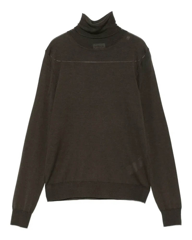 P.A.R.O.S.H. P.A.R.O H. Klassischer Rollkragenpullover - Grün Grün