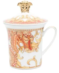 Versace x Rosenthal Tasse mit Asian Dream-Print Weiß