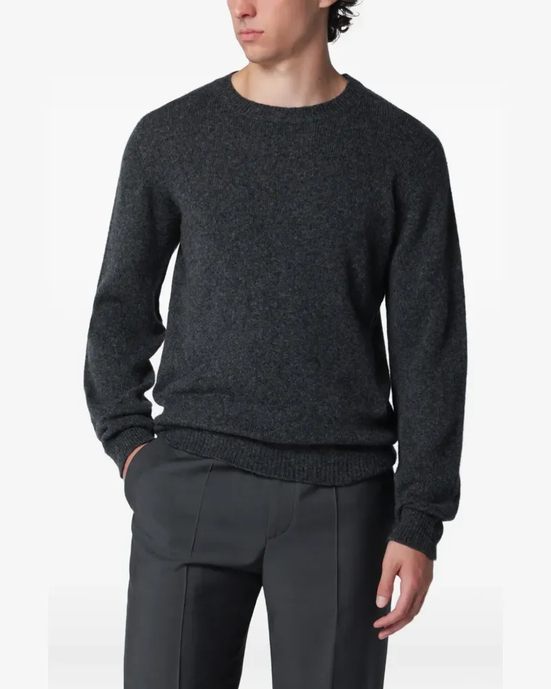 Roberto Collina crew-neck long-sleeve sweater - Grau Grau