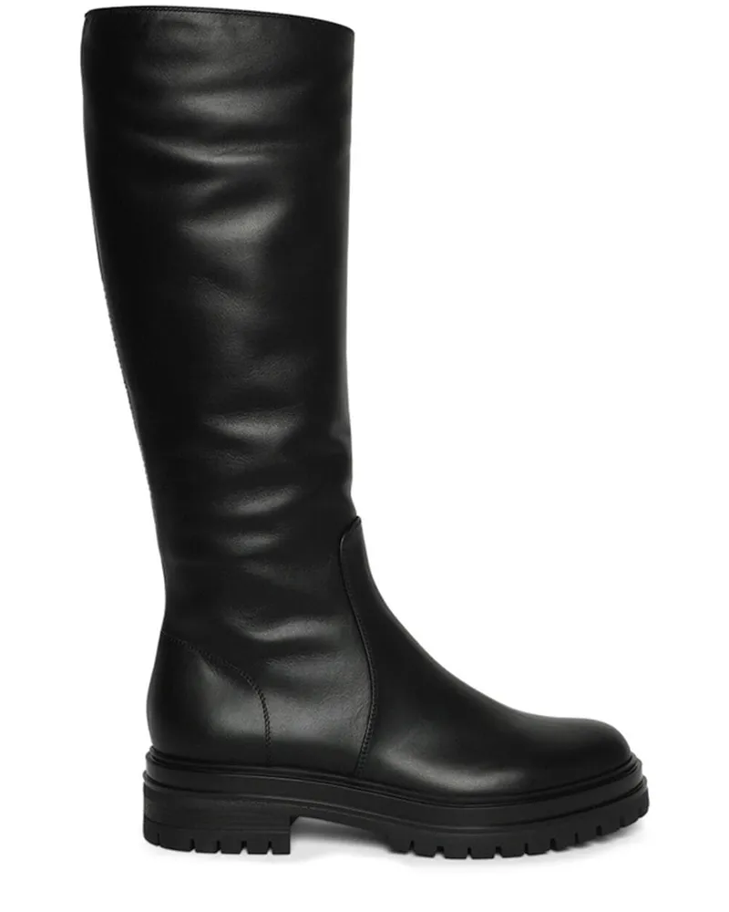Gianvito Rossi Kniehohe Stiefel - Schwarz Schwarz