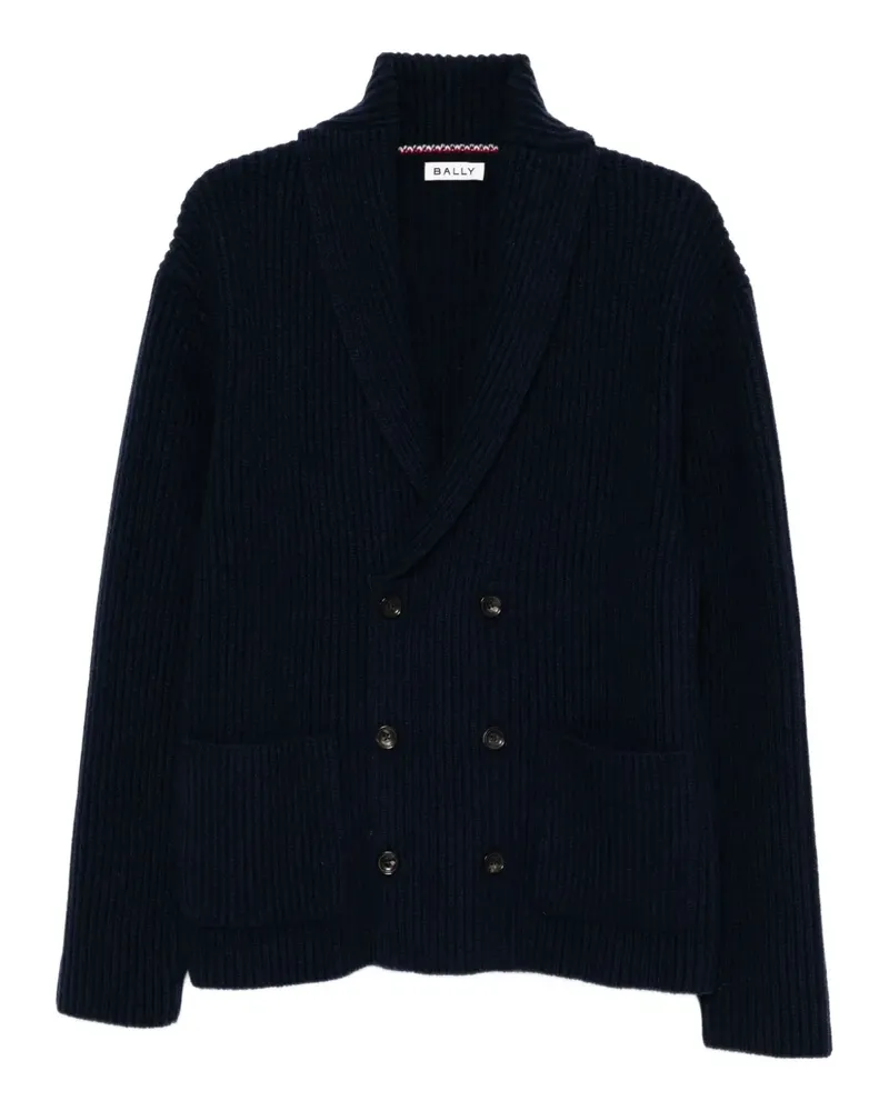 Bally Cardigan mit Schalkragen - Blau Blau