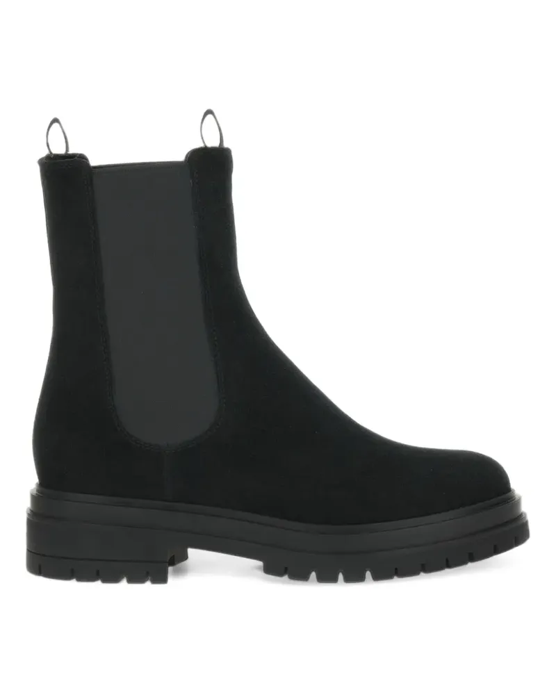 Gianvito Rossi Chester suede Chelsea boots - Schwarz Schwarz