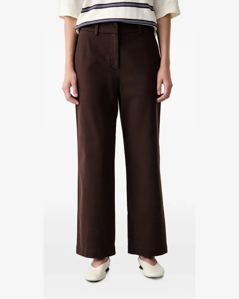 Marc O'Polo straight-leg trousers - Braun Braun