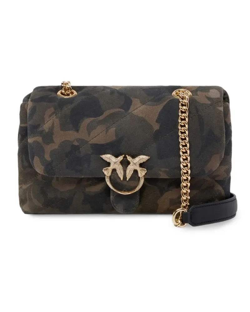 Pinko Schultertasche mit Camouflage-Print - Grün Grün