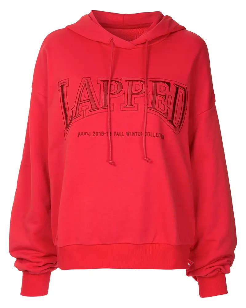 JUUN.J Lapped' Kapuzenpullover - Rot Rot