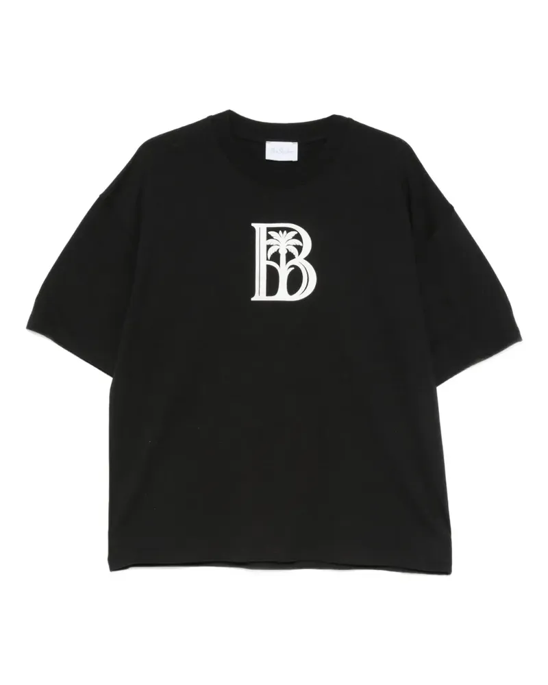 Blue Sky Inn T-Shirt mit Palmen-Logo - Schwarz Schwarz