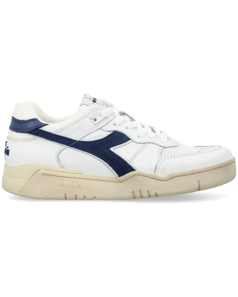 Diadora Sneakers mit Einsätzen - Weiß Weiß