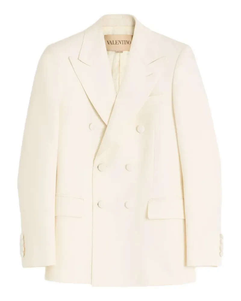 Valentino Garavani Doppelreihige Jacke - Weiß Weiß