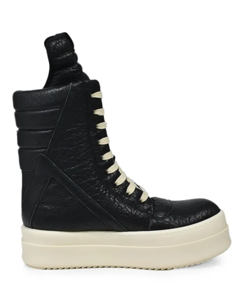 Rick Owens Geo Basket High-Top-Sneakers - Schwarz Schwarz