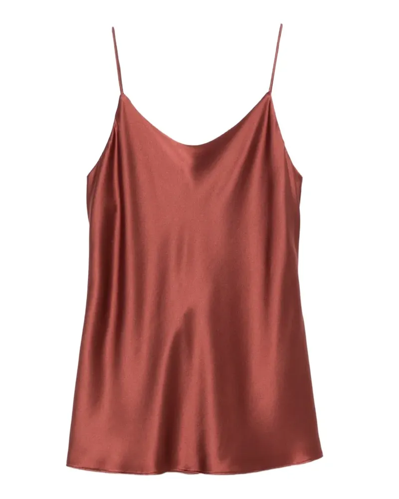 Max Mara Top mit Spaghettiträgern - Rosa Rosa