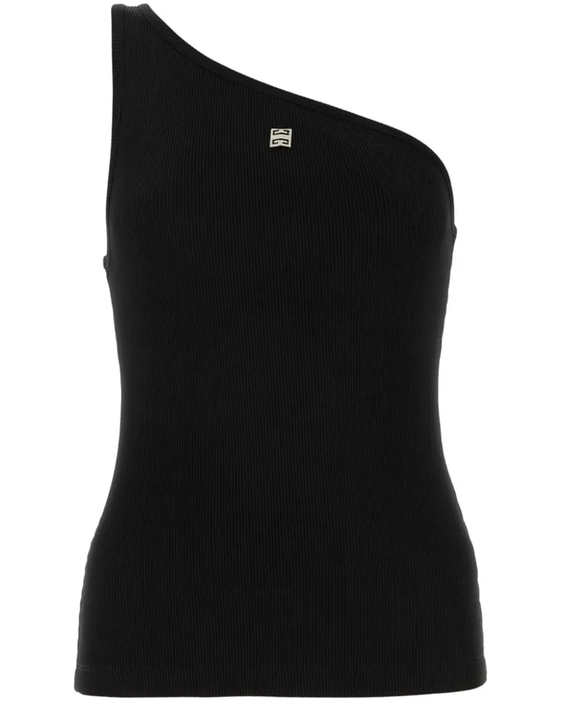 Givenchy Asymmetrisches Oberteil - Schwarz Schwarz