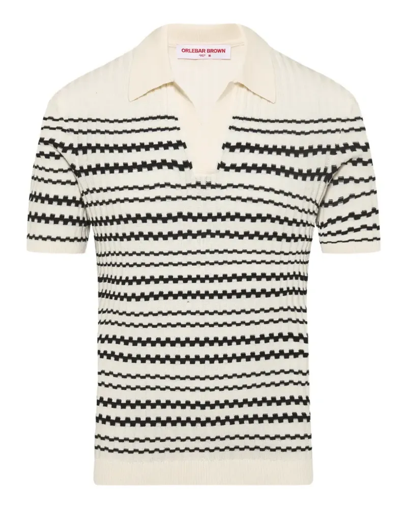 Orlebar Brown Canet stripe T-shirt - Weiß Weiß