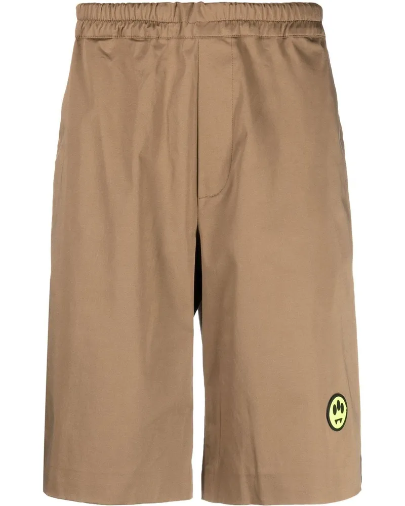 BARROW Joggingshorts mit Logo-Print - Braun Braun