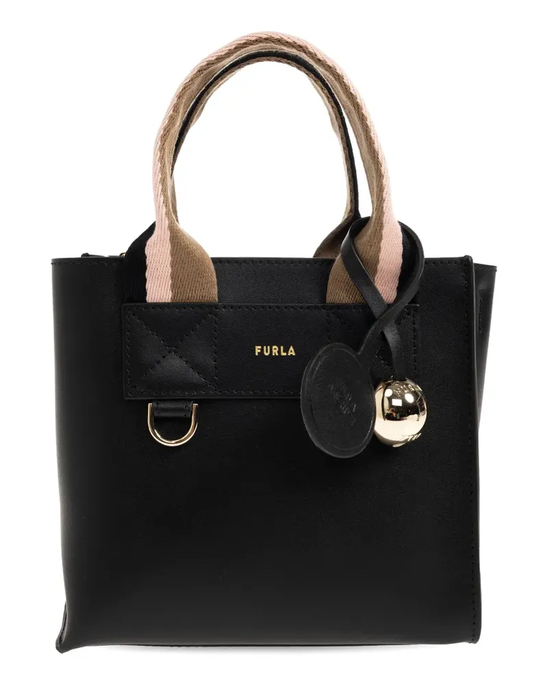 Furla mini Divide tote bag - Schwarz Schwarz
