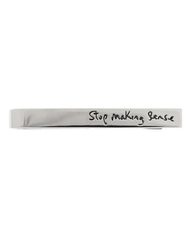 Paul Smith engraved tie clip - Silber Silber