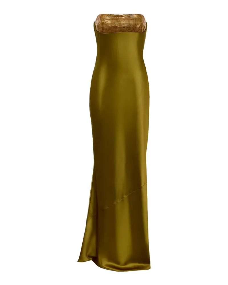 Retrofête Verziertes Graziella Maxikleid - Grün Grün