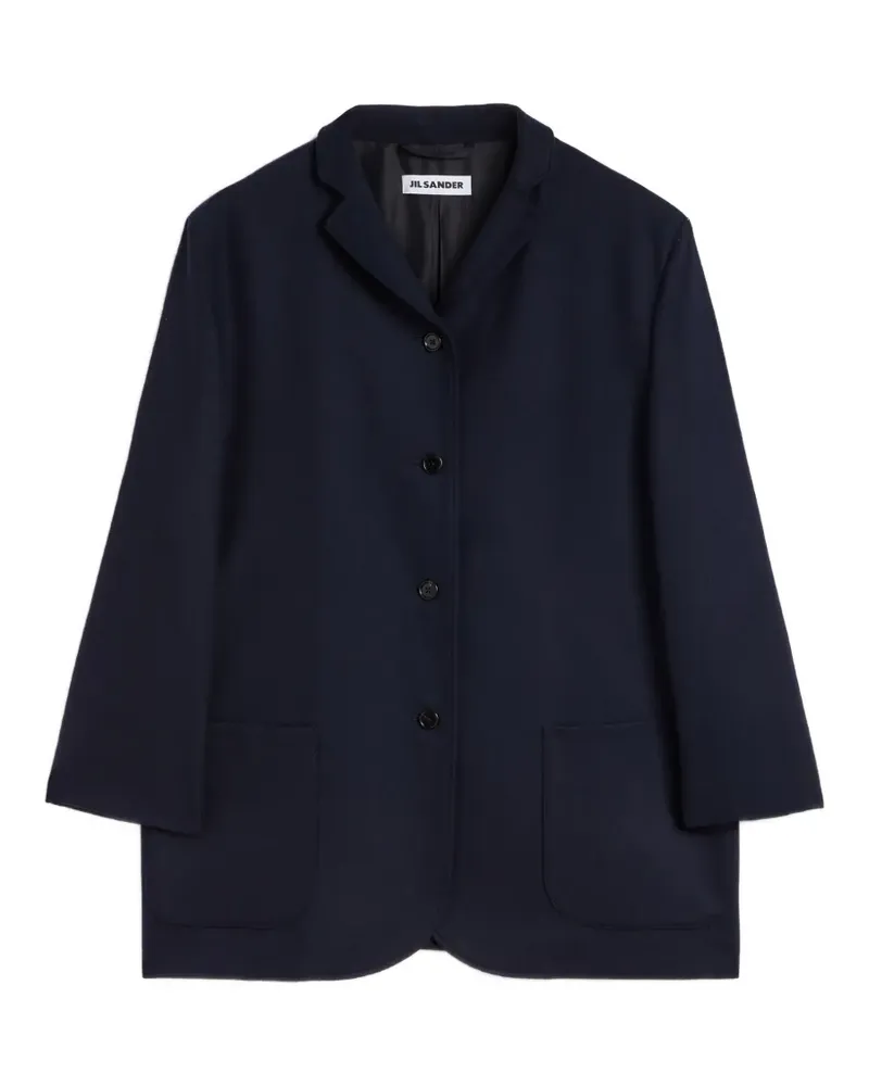 Jil Sander Jacke mit langen Ärmeln - Blau Blau