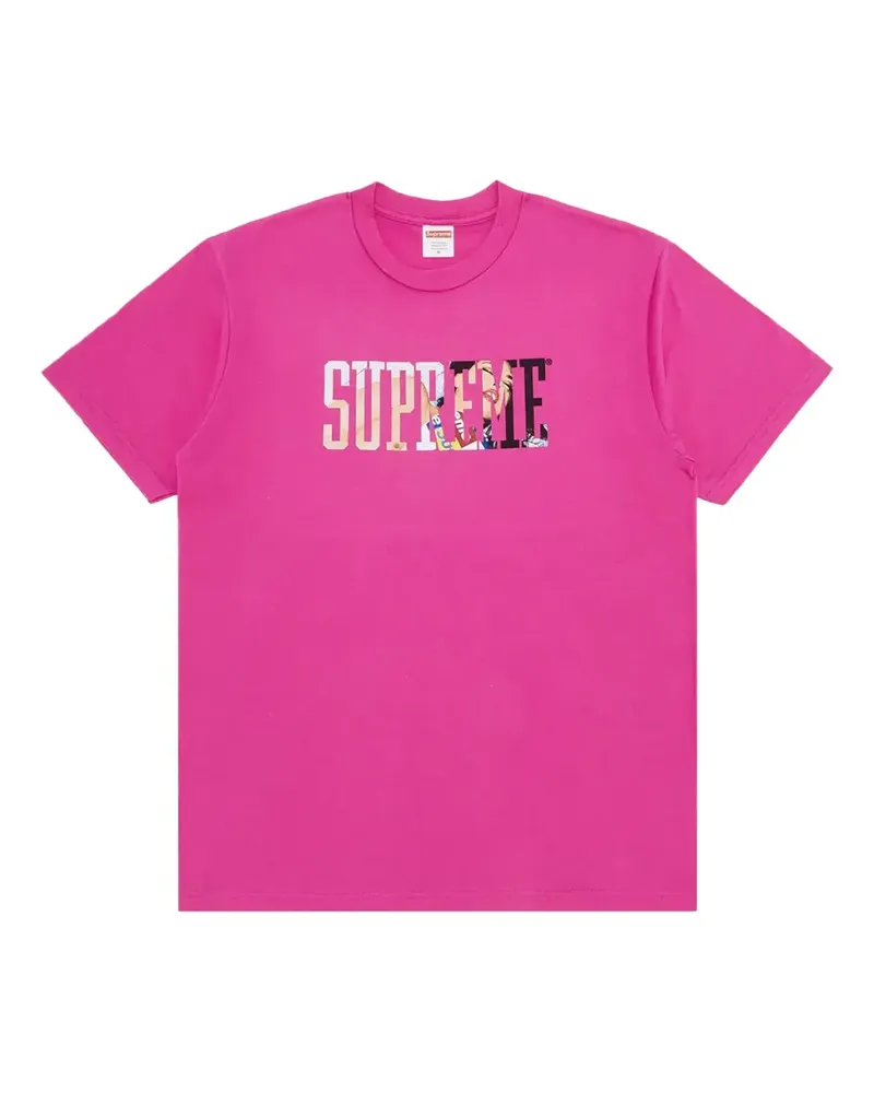 Supreme Being Tera Patrick T-Shirt mit College-Print - Rosa Rosa