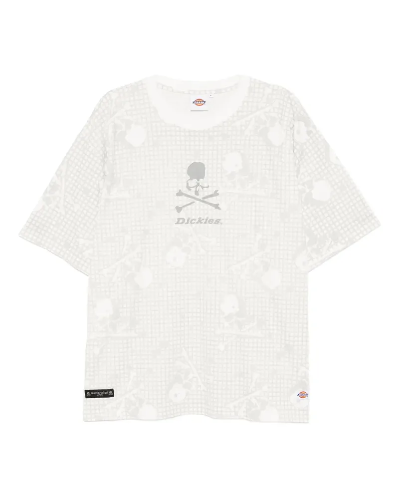 Mastermind Japan x Dickies T-Shirt mit Logo-Print - Weiß Weiß