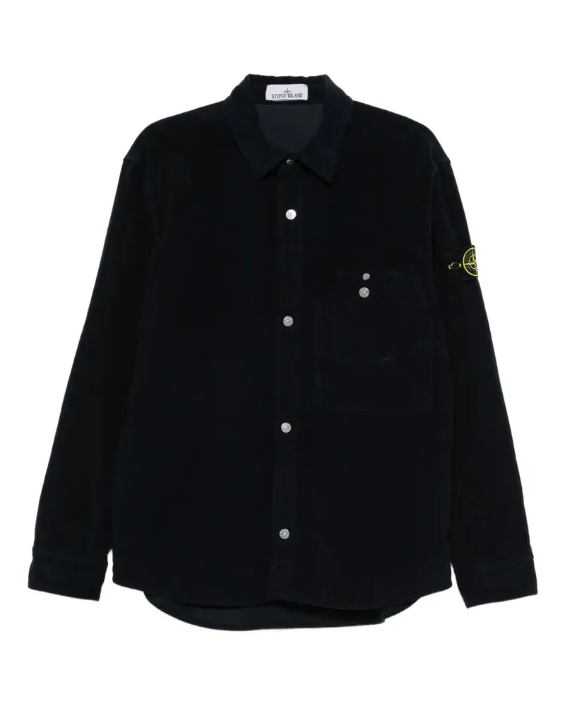 Stone Island Hemd mit Brusttasche - Blau Blau